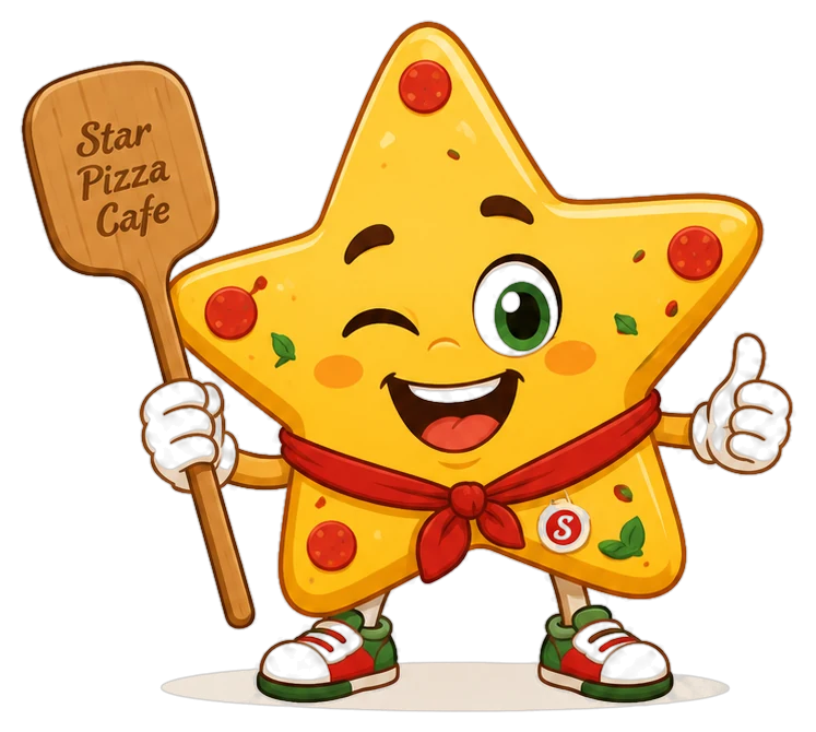 Фірмова зірочка StarPizza вітає гостей